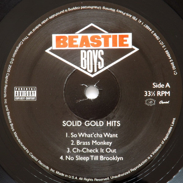 Beastie Boys : Solid Gold Hits (LP,Compilation)