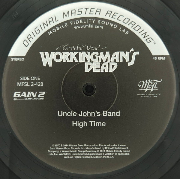 Grateful Dead, The : Workingman's Dead (12",45 RPM,Album,Limited Edition,Numbered,Reissue,Remastered,Stereo)