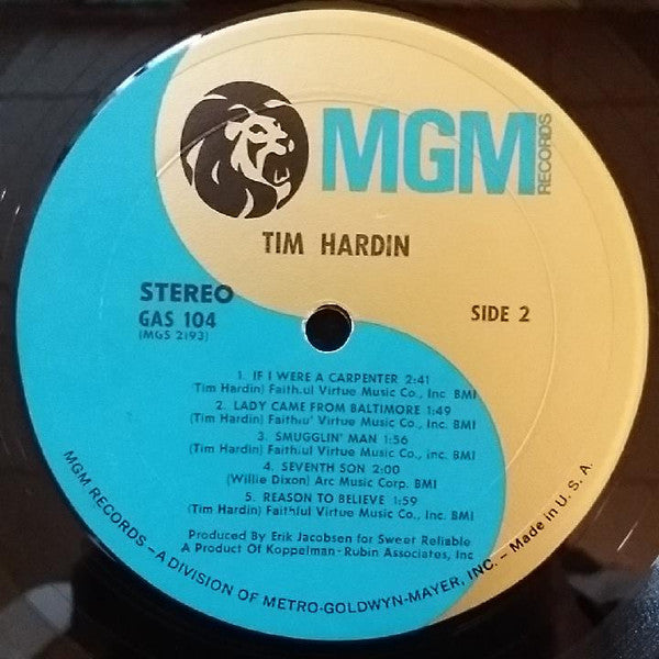 Tim Hardin : Tim Hardin (LP,Compilation,Stereo)