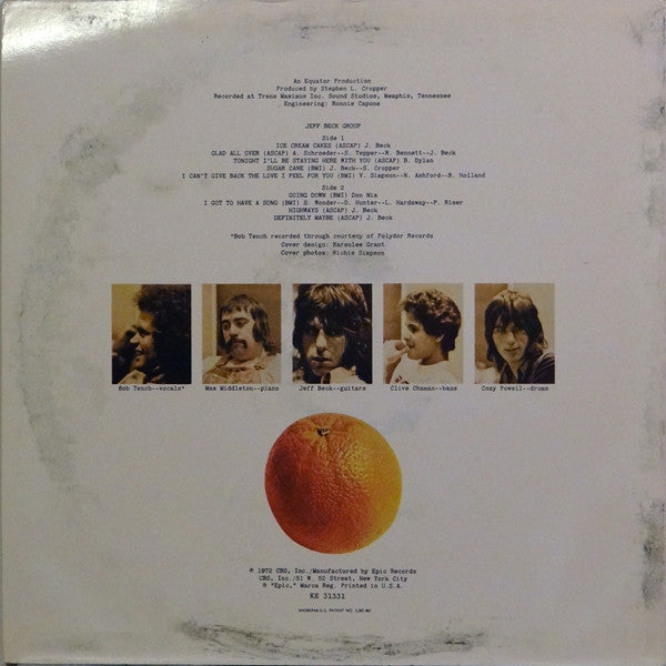 Jeff Beck Group : Jeff Beck Group (LP,Album,Reissue)