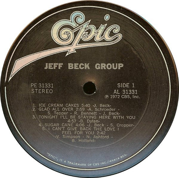 Jeff Beck Group : Jeff Beck Group (LP,Album,Reissue)