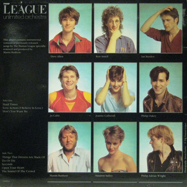 League Unlimited Orchestra, The : Love And Dancing (LP,Album,Mixed,Stereo)