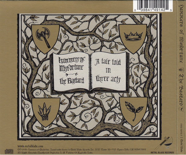 Hammers Of Misfortune : The Bastard (Album,Reissue)