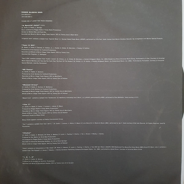 Method Man & Redman : Blackout! (LP,Album,Stereo)