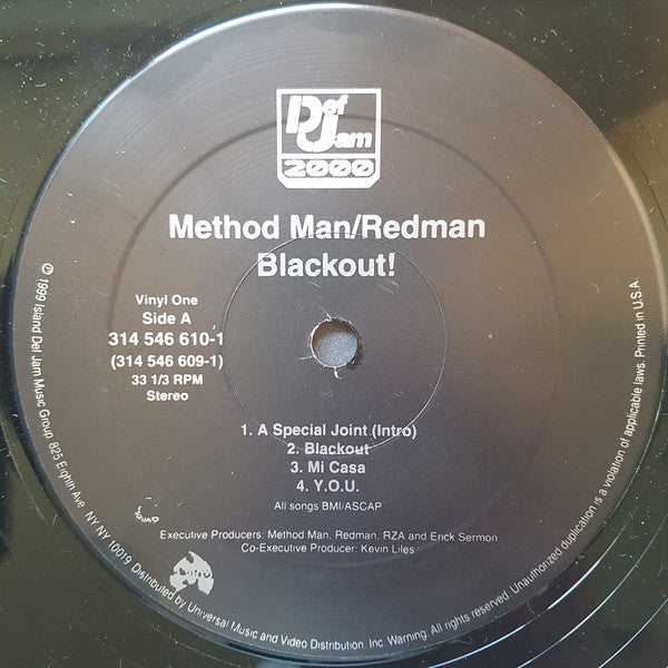 Method Man & Redman : Blackout! (LP,Album,Stereo)