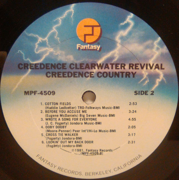 Creedence Clearwater Revival : Creedence Country (LP,Compilation)