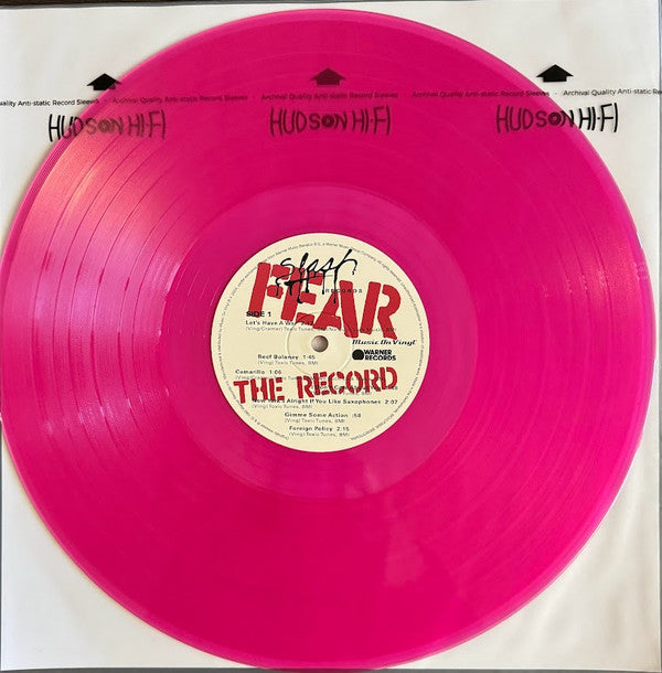 Fear (3) : The Record (LP,Album,Limited Edition,Numbered,Reissue)
