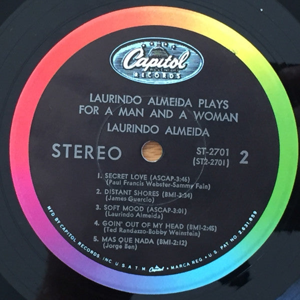 Laurindo Almeida : A Man And A Woman (LP,Album,Stereo)
