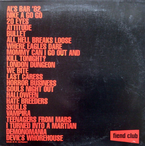 Misfits – Al's Bar '82