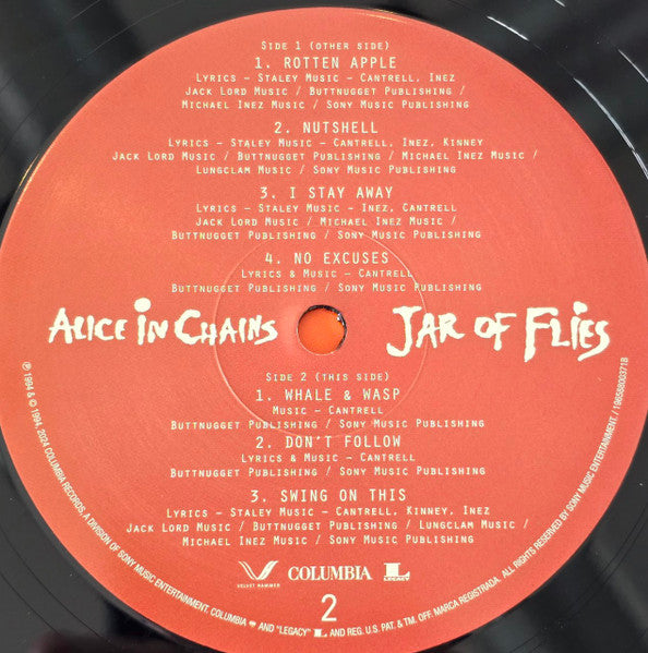 Alice In Chains : Jar Of Flies (LP,EP,Reissue,Remastered)