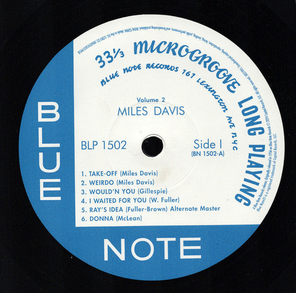 Miles Davis : Volume 2 (LP,Compilation,Reissue,Mono)