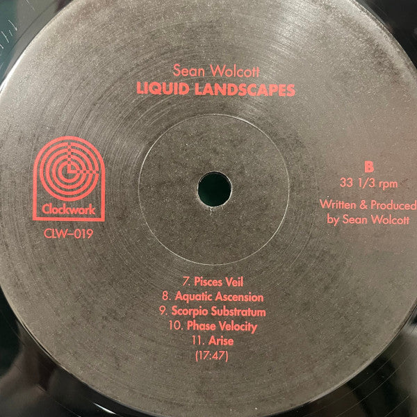 Sean Wolcott : Liquid Landscapes (LP)
