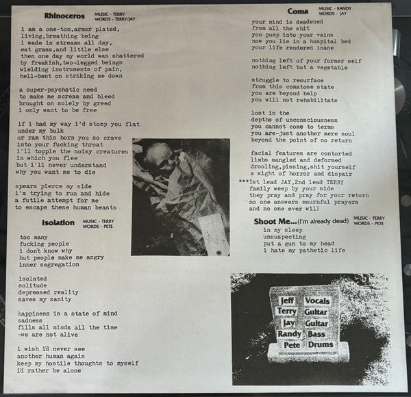 Grief : Dismal (12",45 RPM,EP,Reissue,Remastered,Repress)