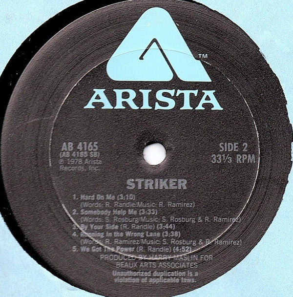Striker : Striker (LP,Album)