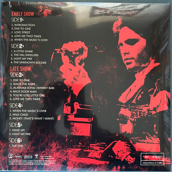 Doors, The : Live At Konserthuset, Stockholm, September 20th, 1968 (LP,Album,Record Store Day,Limited Edition,Numbered)