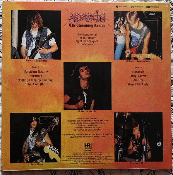 Assassin (6) : The Upcoming Terror (LP,Album,Reissue)
