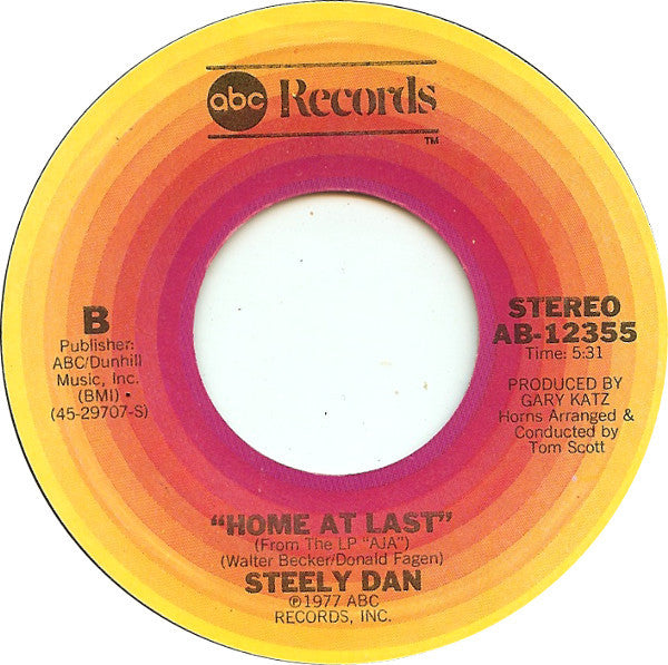 Steely Dan : Deacon Blues (7",Single,45 RPM)