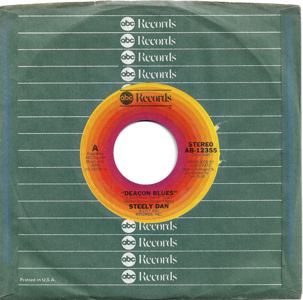 Steely Dan : Deacon Blues (7",Single,45 RPM)