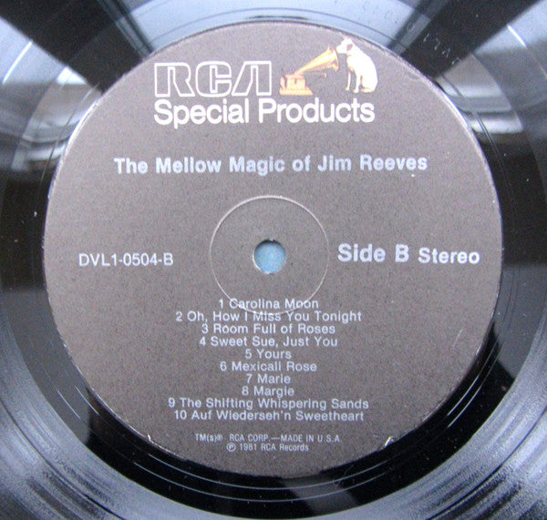 Jim Reeves : The Mellow Magic Of Jim Reeves (LP,Compilation)