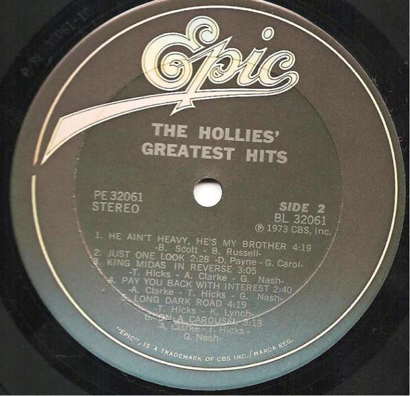 Hollies, The : The Hollies' Greatest Hits (LP,Compilation,Reissue)