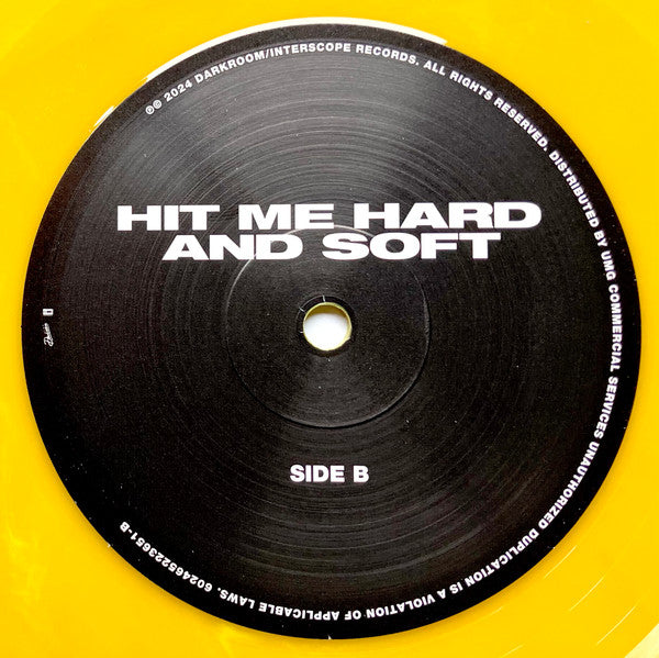 Billie Eilish : Hit Me Hard And Soft (LP,Album,Limited Edition,Stereo)