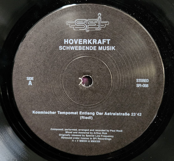 Hoverkraft : Schwebende Musik (LP,Album,Numbered)