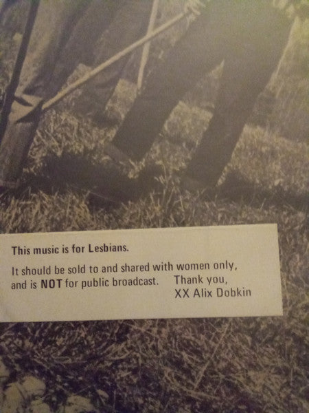 Alix Dobkin : Living With Lesbians (LP,Album)