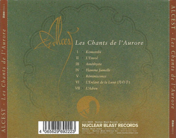 Alcest : Les Chants De L'Aurore (Album)