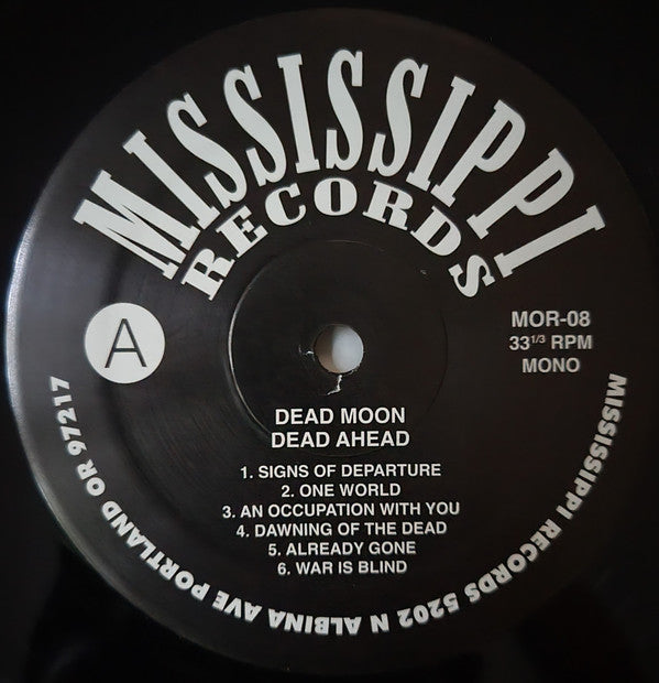 Dead Moon : Dead Ahead (LP,Album,Reissue,Mono)
