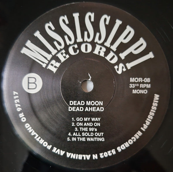 Dead Moon : Dead Ahead (LP,Album,Reissue,Mono)