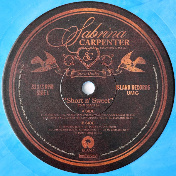 Sabrina Carpenter : Short N' Sweet (LP,Album,Stereo)