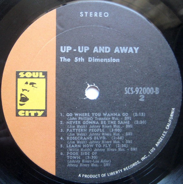Fifth Dimension, The : Up, Up And Away (LP,Album,Stereo)