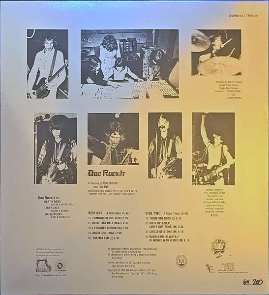Doc Rockit : Doc Rockit (LP,Album,Numbered,Reissue)