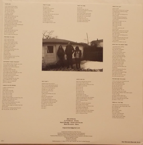 Big Eyes (3) : Hard Life (LP,Album,Reissue)