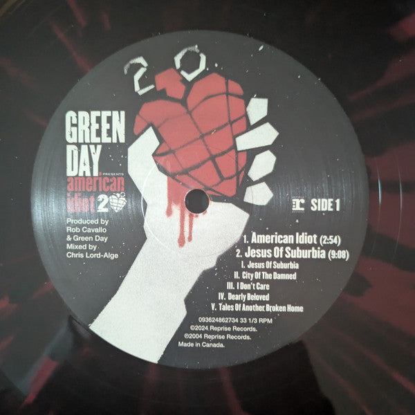 Green Day : American Idiot 20 (LP,Album,Limited Edition,Reissue)