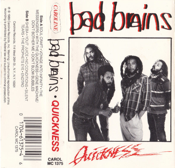 Bad Brains : Quickness (Album)
