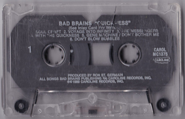 Bad Brains : Quickness (Album)