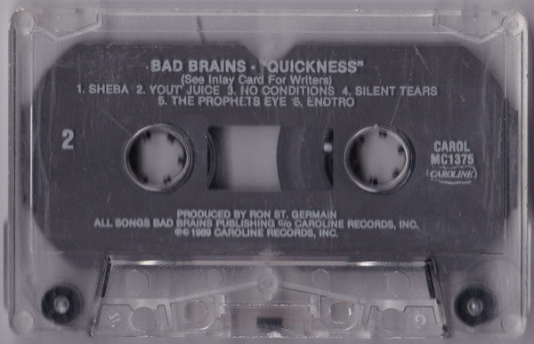 Bad Brains : Quickness (Album)