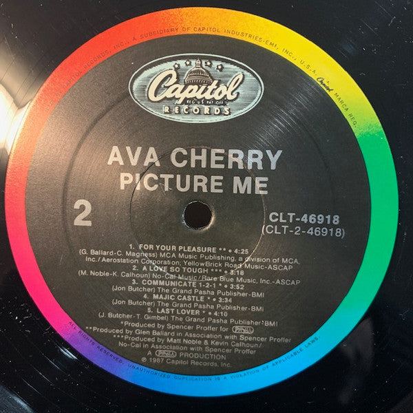 Ava Cherry : Picture Me (LP,Album)