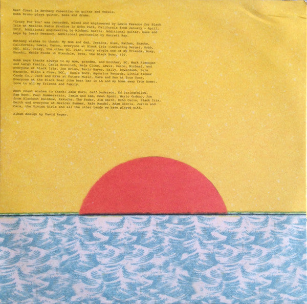 Best Coast : Crazy For You (LP,Album)