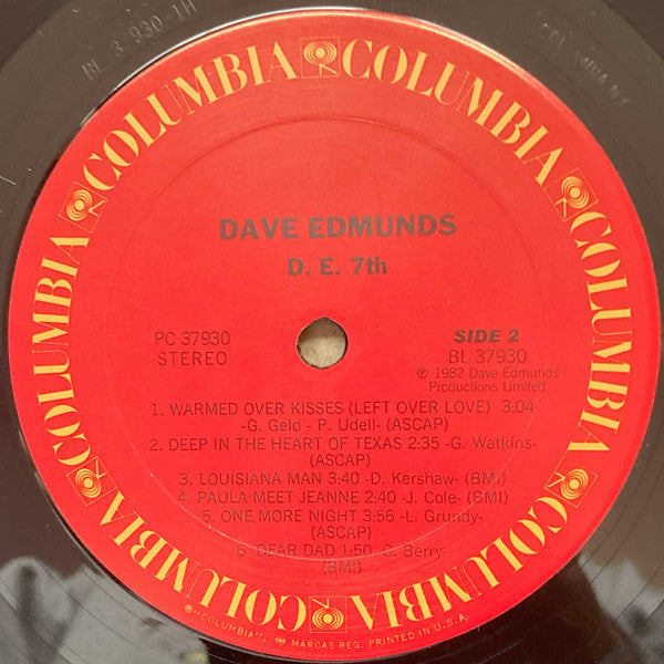 Dave Edmunds : D. E. 7th (LP,Album,Reissue,Stereo)