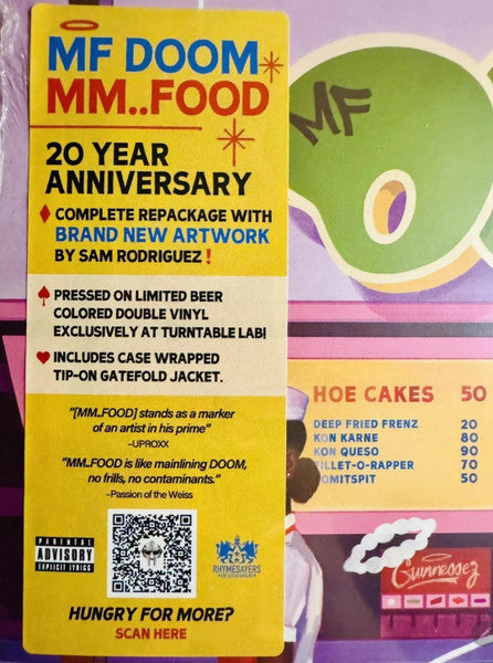MF Doom : MM..Food (LP,Album,Limited Edition,Reissue)