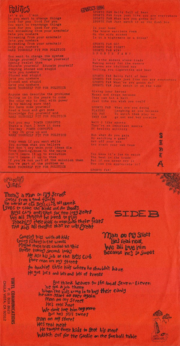 Neighborhood Watch : Neighborhood Watch (7",45 RPM,EP)
