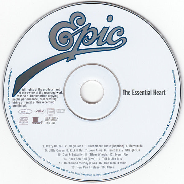 Heart : The Essential Heart (Compilation)