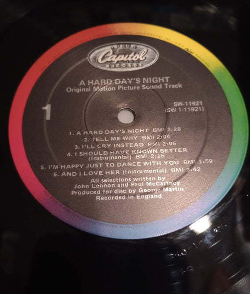 Beatles, The : A Hard Day's Night (LP,Album,Stereo)