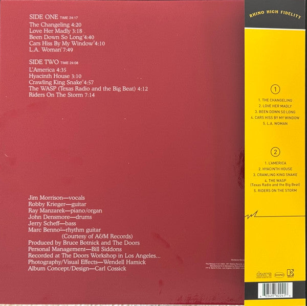 Doors, The : L.A. Woman (LP,Album,Limited Edition,Reissue,Stereo)