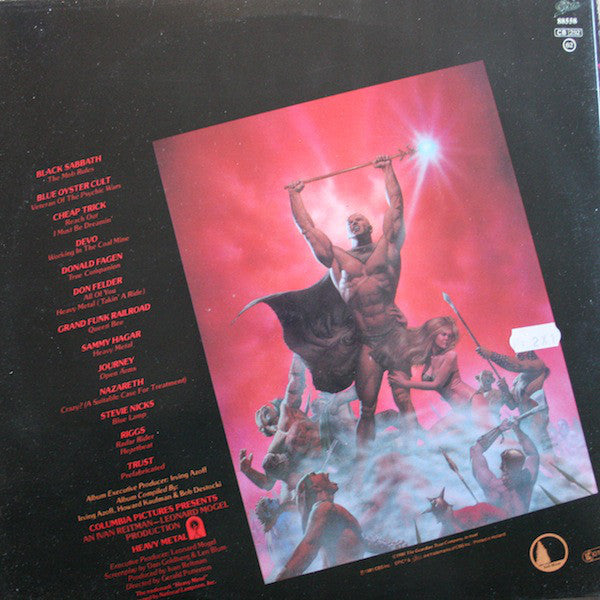 Various : Heavy Metal - Music From The Motion Picture (LP,Compilation,Stereo)