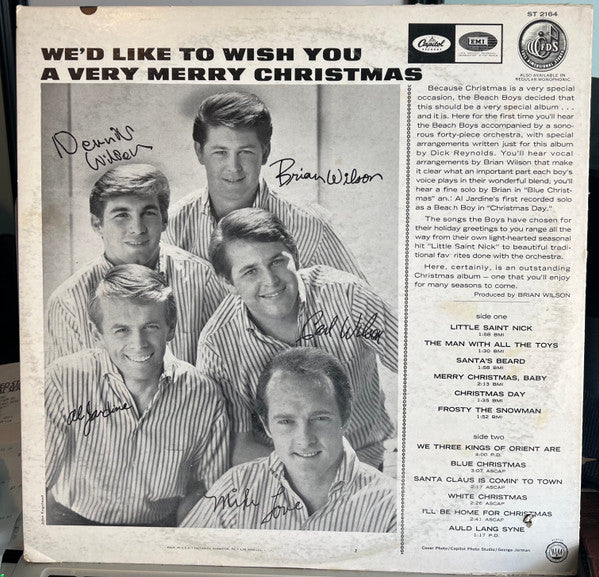 Beach Boys, The : The Beach Boys' Christmas Album (LP,Album,Stereo)