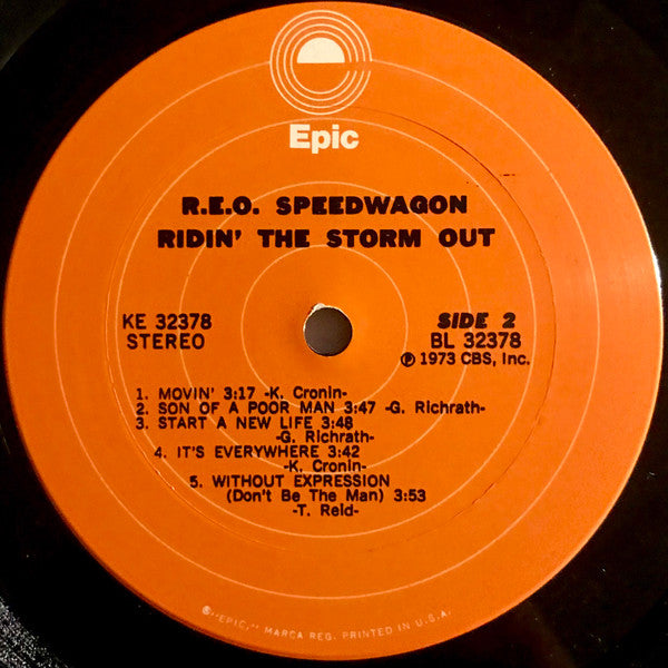 REO Speedwagon : Ridin' The Storm Out (LP,Album)
