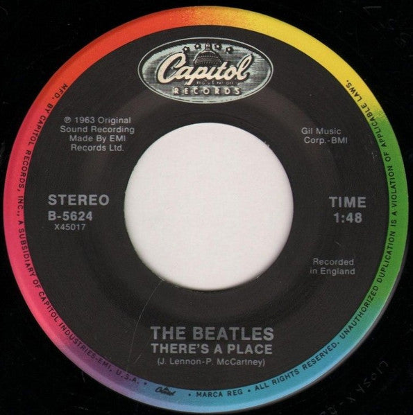 Beatles, The : Twist And Shout / There's A Place (7",45 RPM,Stereo,Single,Repress)